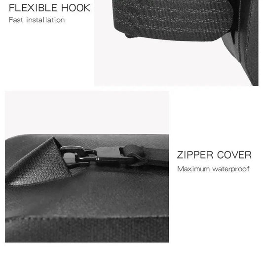 Stevvex rainproof front frame bag with zipper cover; waterproof top-tube bike pouch on Tampa Home & Garden Store