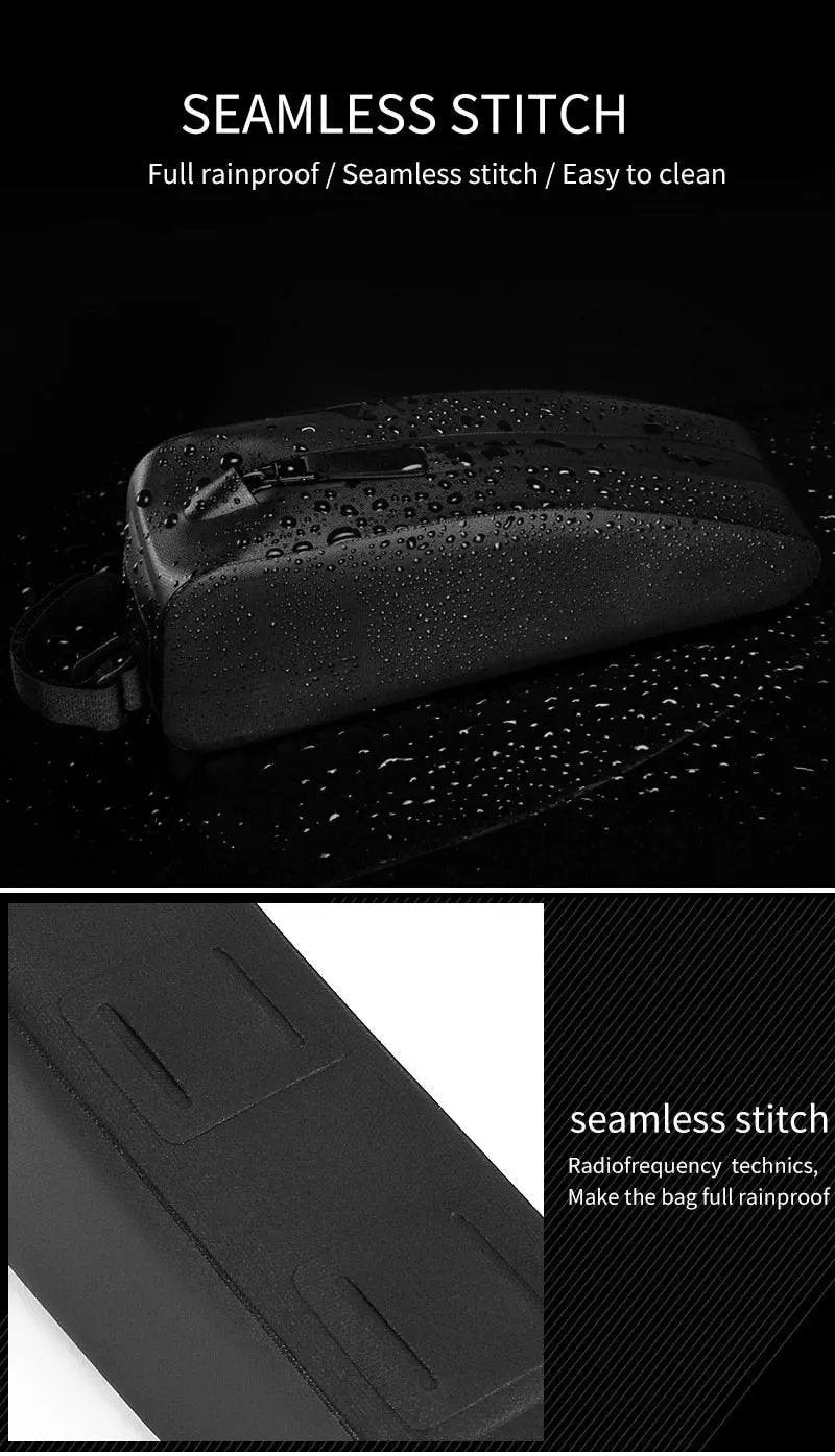 Rainproof Front Frame Bike Bag and Pouch