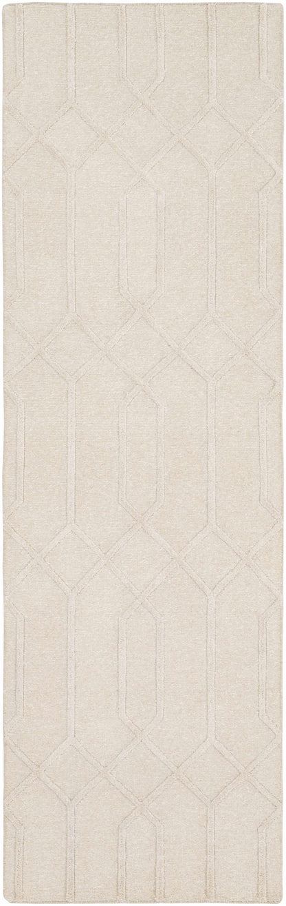 Raritan Carpet beige rug with geometric pattern by Boutique Rugs - Clearance on Tampa Home & Garden Store