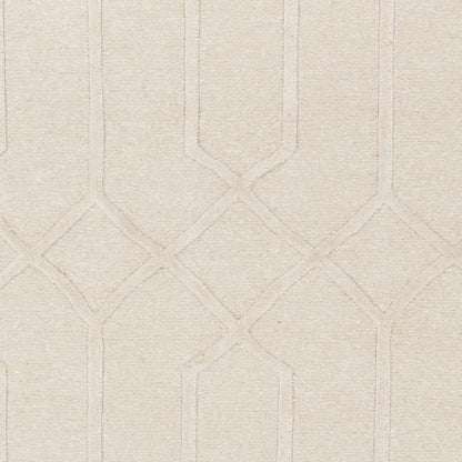 Raritan Carpet rug beige cream geometric pattern by Boutique Rugs on Tampa Home & Garden Store