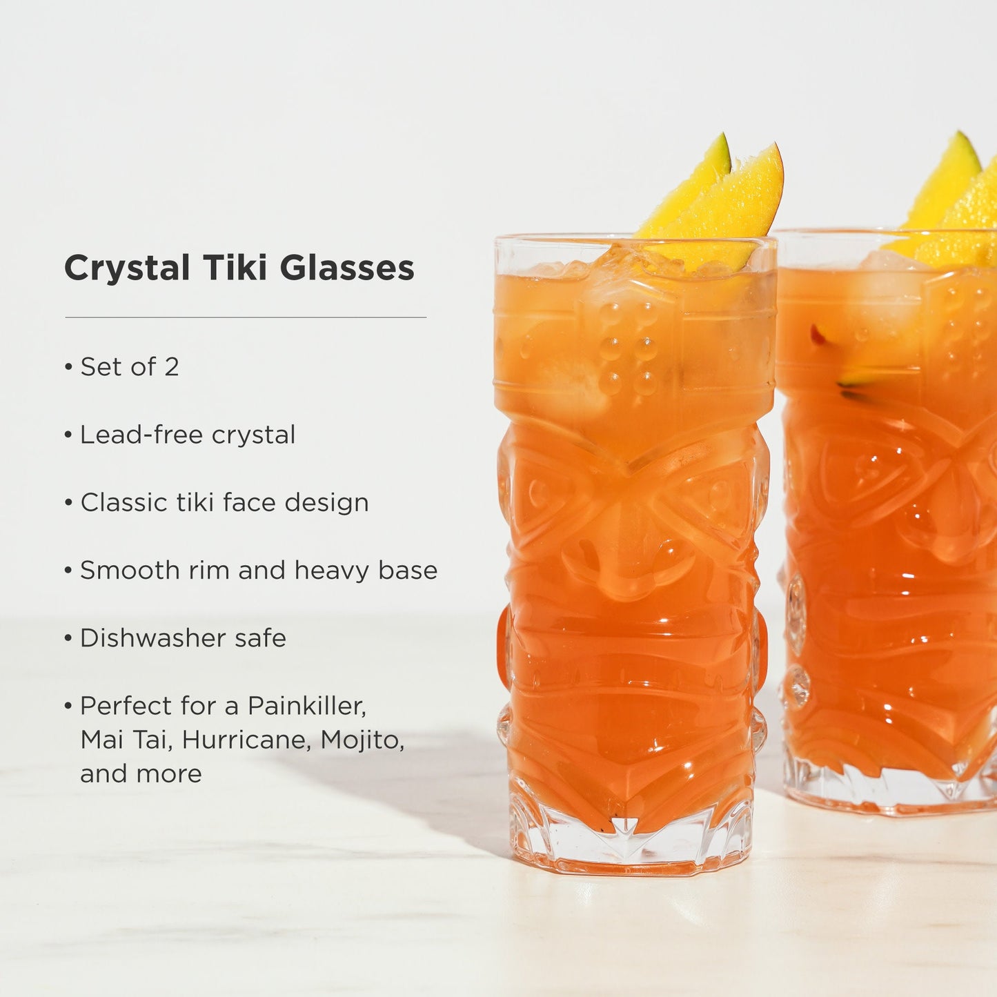 Pacific Crystal Tiki Glasses and Drinkware