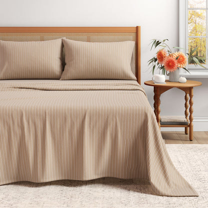 Turkish Cotton Flannel Sheet Set and Stripes