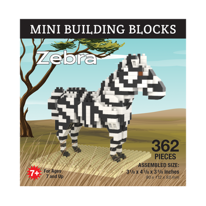 Mini bloques de construcción - Cebra