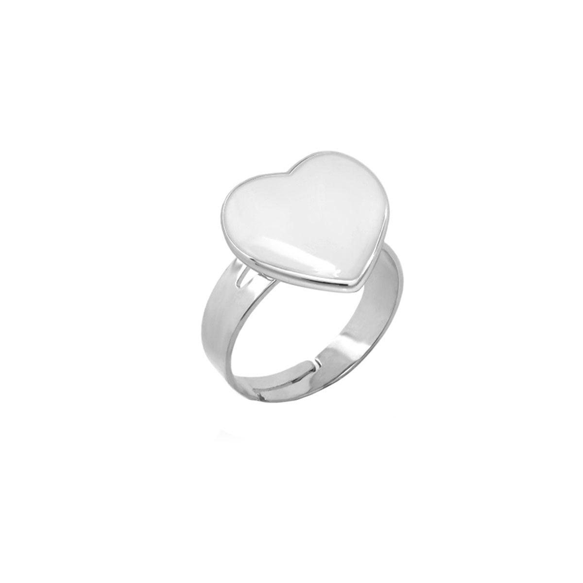 Heart Stackable Children Ring, silver heart top, Lauren G Adams, Girl's Collection, Rings on Tampa Home & Garden Store