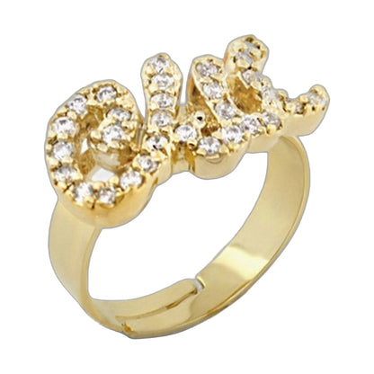 Ring With chic On Top gold-tone girls ring with crystal bow motif by Lauren G Adams on Tampa Home & Garden Store