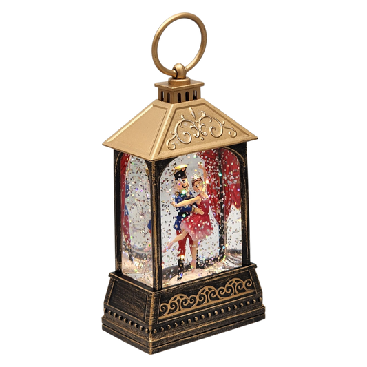 Classic Nutcracker Ballet Lighted Lantern Snow Globe - Tampa Home & Garden Store
