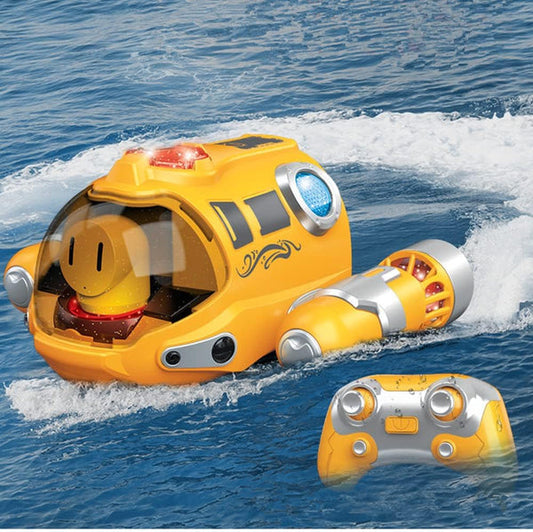 Waterproof RC Boat Toy for Kids Dual Propeller Remote Control Boat - Tampa Home & Garden Store