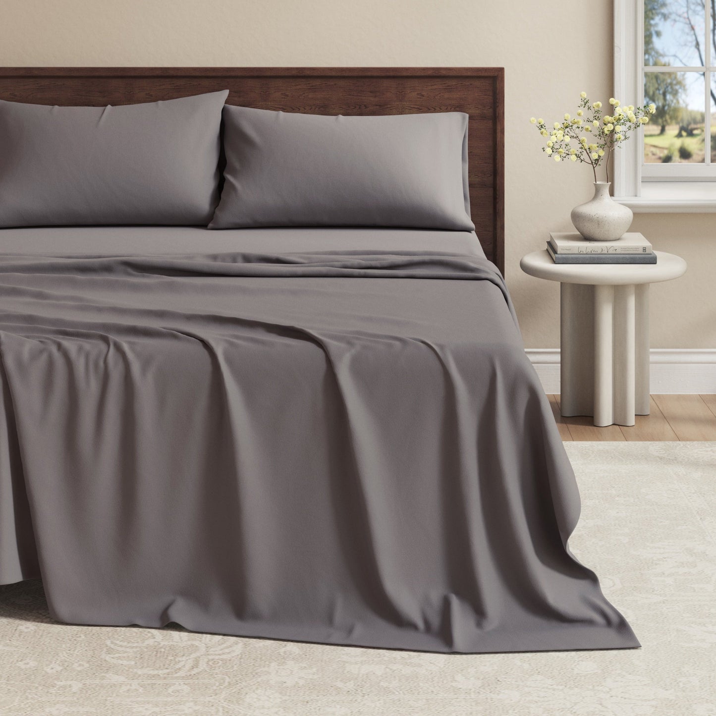Breathable Viscose from Bamboo and Cotton Sheets