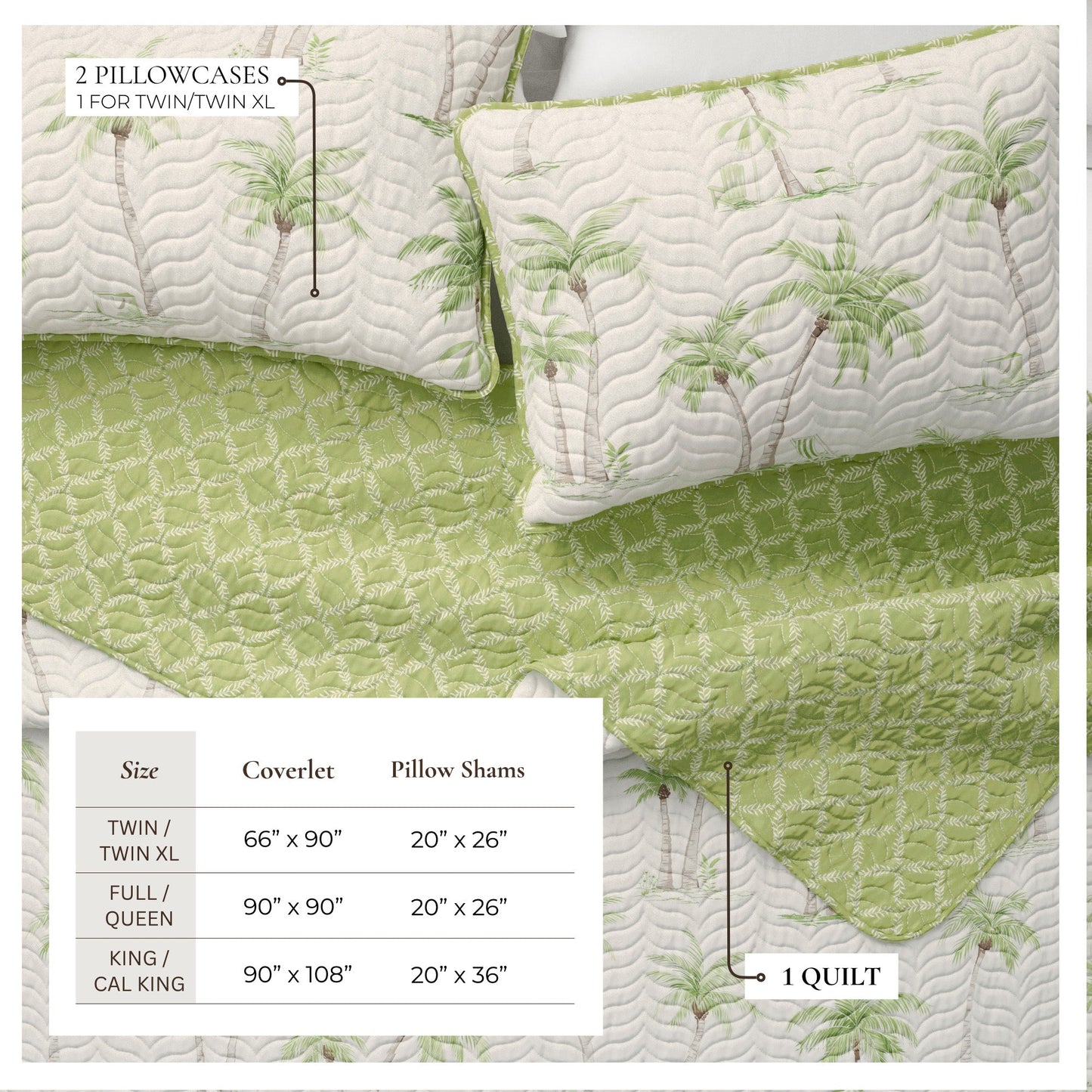 West Palm Coastal Quilt Set for Bedrooms