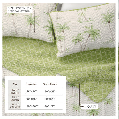 West Palm Coastal Quilt Set for Bedrooms
