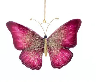 Capiz Butterfly Ornament - Pink - Tampa Home & Garden Store