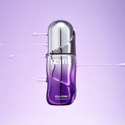 Ampoule Re:NK 4Do-PDRN Shot Ampoule 20ml, purple glass bottle, Seoulia face serums on Tampa Home & Garden Store