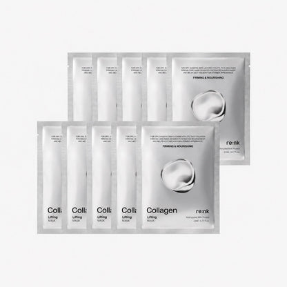 Re:NK Collagen Lifting Mask sachets, 23ml each, 10ea, silver foil packaging by Seoulia on Tampa Home & Garden Store