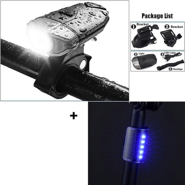 Smart Wireless Taillight and Remote Signal Light by Stevvex; waterproof bike light with blue tail on Tampa Home & Garden Store