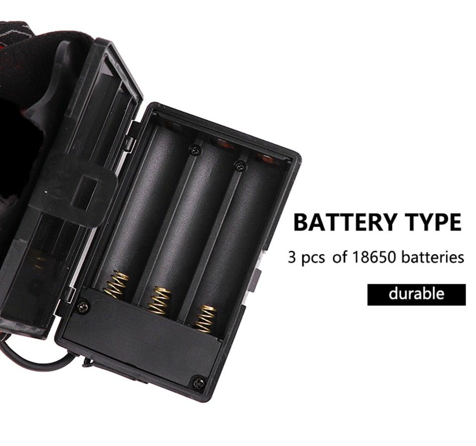 Rechargeable LED headlamp battery pack with 3x18650 slots on Tampa Home & Garden Store