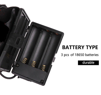 Rechargeable LED headlamp battery pack with 3x18650 slots on Tampa Home & Garden Store