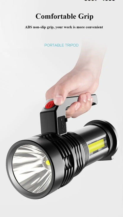Rechargeable Handheld Spotlight Waterproof
