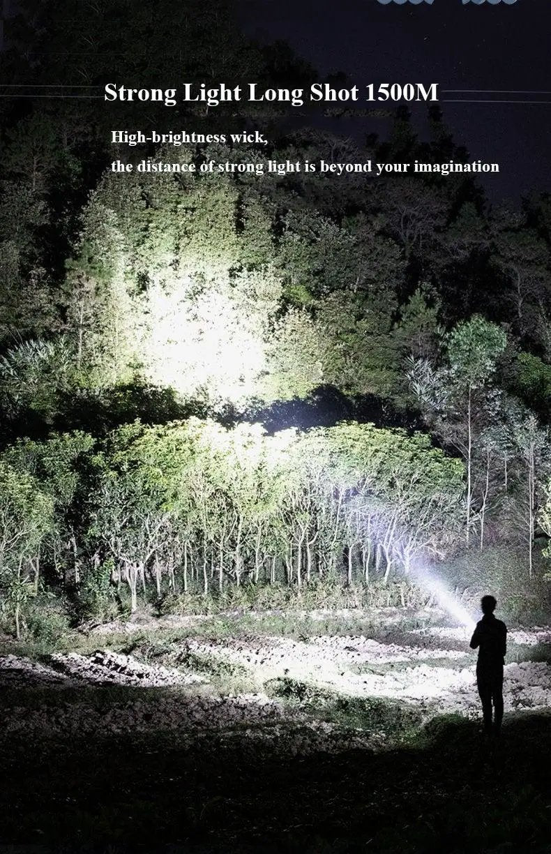Rechargeable Handheld Spotlight Waterproof