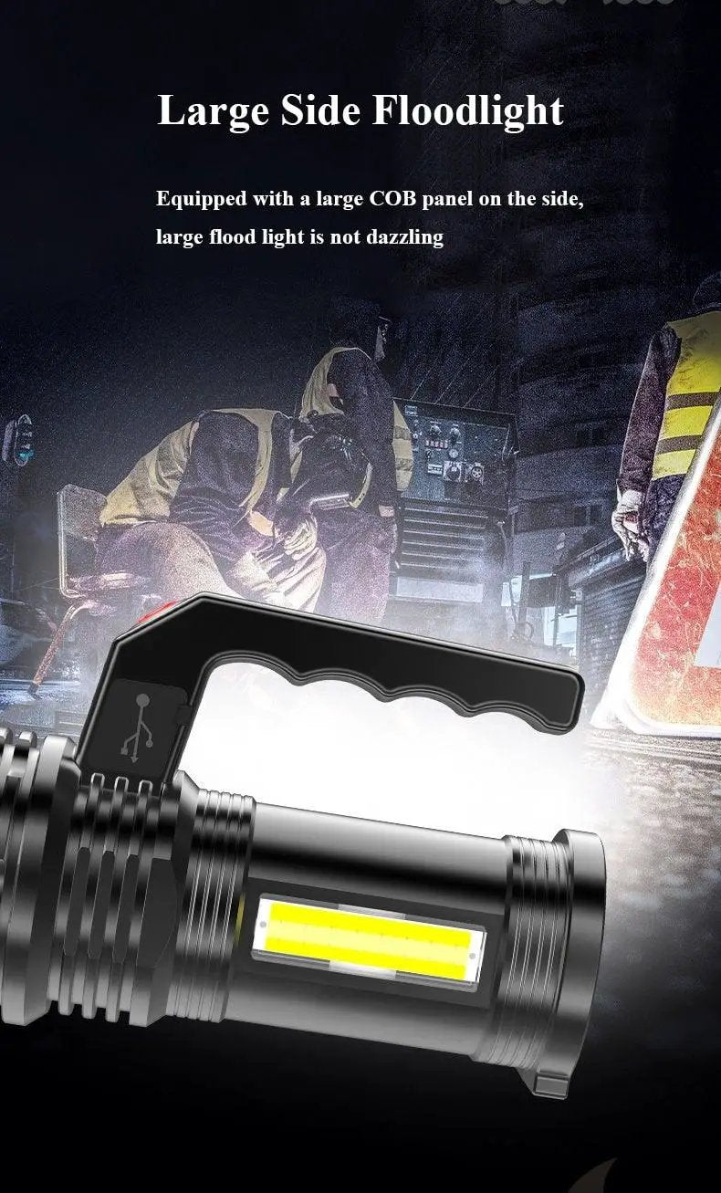 Rechargeable Handheld Spotlight Waterproof