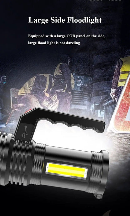 Rechargeable Handheld Spotlight Waterproof