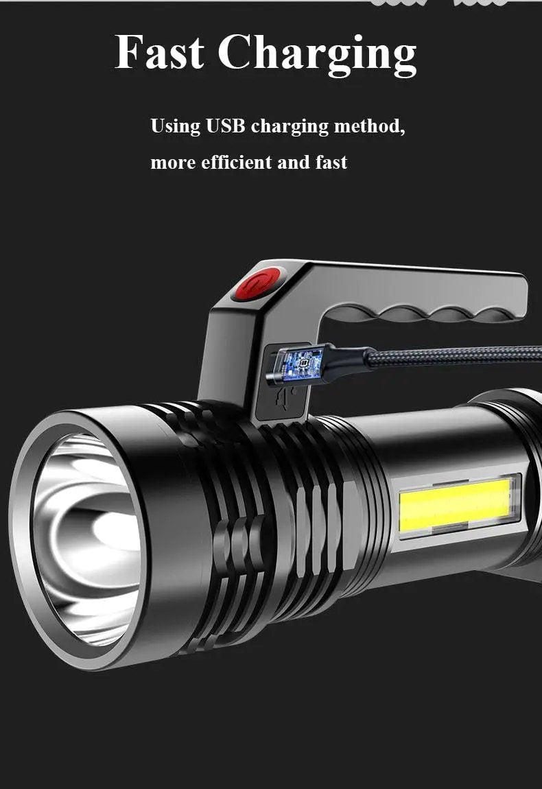Rechargeable Handheld Spotlight Waterproof