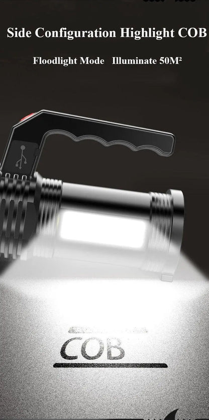 Rechargeable Handheld Spotlight Waterproof