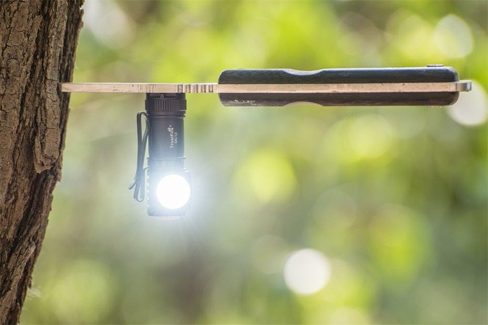 Stevvex rechargeable LED flashlight with CREE XP-L HI magnetic water resistant light on Tampa Home & Garden Store