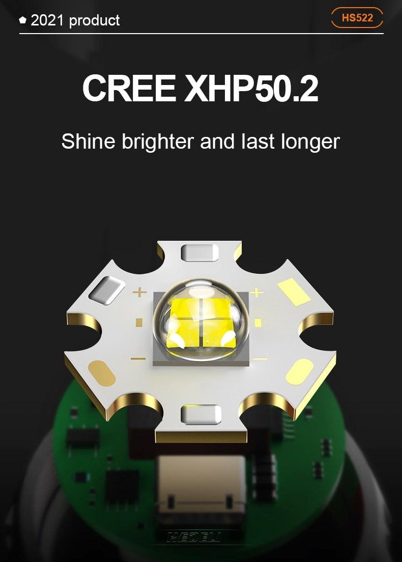 CREE XHP50.2 high-power LED on star MCPCB module mounted on a metallic star board on Tampa Home & Garden Store