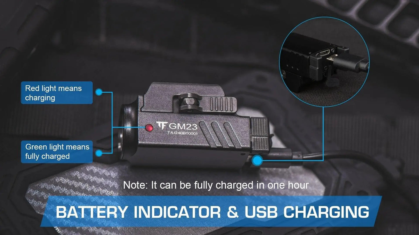 Rechargeable Spotlight Flashlight Waterproof