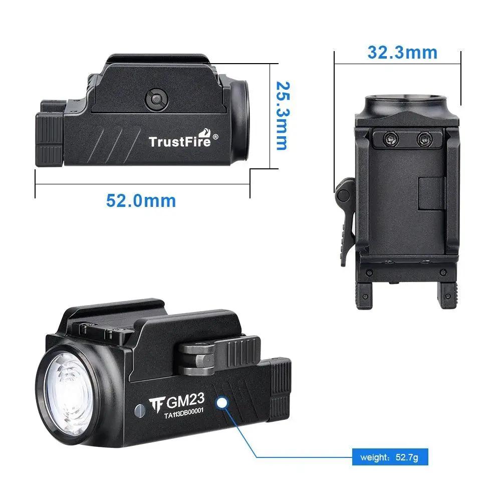 Rechargeable Spotlight Flashlight Waterproof