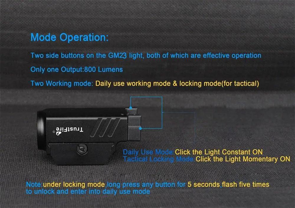 Rechargeable Spotlight Flashlight Waterproof