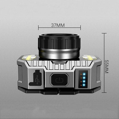 Stevvex ST4LMAPP190 LED headlamp, rechargeable high-lumen, waterproof camping headlight on Tampa Home & Garden Store