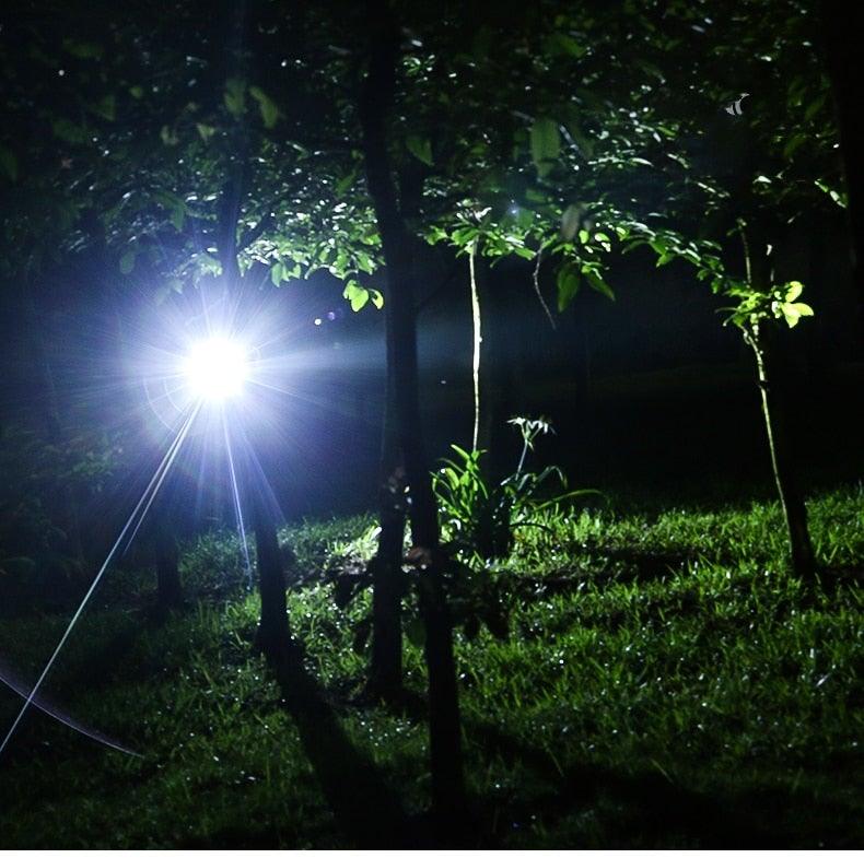Stevvex headlamp ultra-bright LED, hands-free zoomable waterproof headlight for camping on Tampa Home & Garden Store