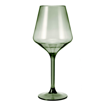 Saint Tropez Acrylic Stemmed Wine Glass of Two
