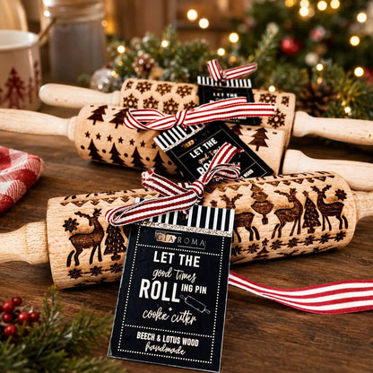 Christmas Rolling Pin Set In 10 Styles Varieties