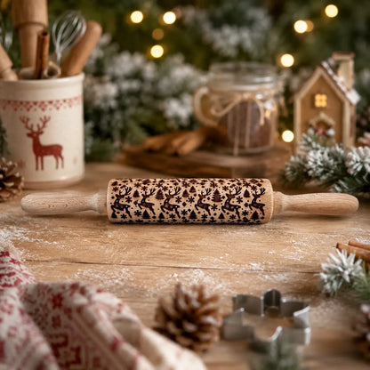 Christmas Rolling Pin Set In 10 Styles Varieties