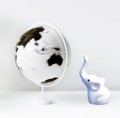Vibhsa baby elephant ring holder jewelry organizer blue ceramic elephant sculpture on Tampa Home & Garden Store