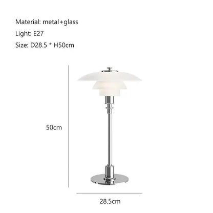 Retro Black Glass Shade Led Floor Lamp Nordic