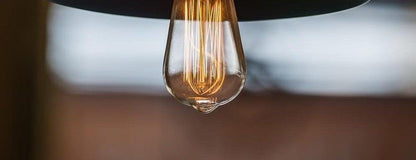 Stevvex retro Edison bulb clear glass with visible warm filament, E27 40W vintage lighting on Tampa Home & Garden Store