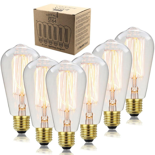 Vintage Edison Bulb for Warm Amber Home Lighting