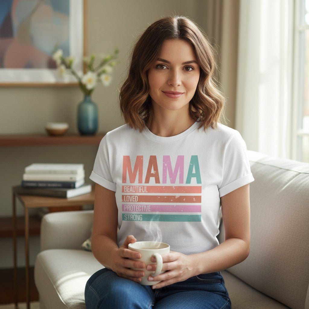 Soft Cotton Mama Aesthetic Short Sleeve Tee