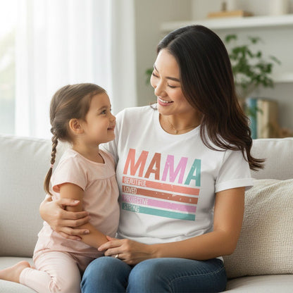 Soft Cotton Mama Aesthetic Short Sleeve Tee
