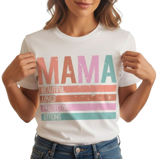 Soft Cotton Mama Aesthetic Short Sleeve Tee