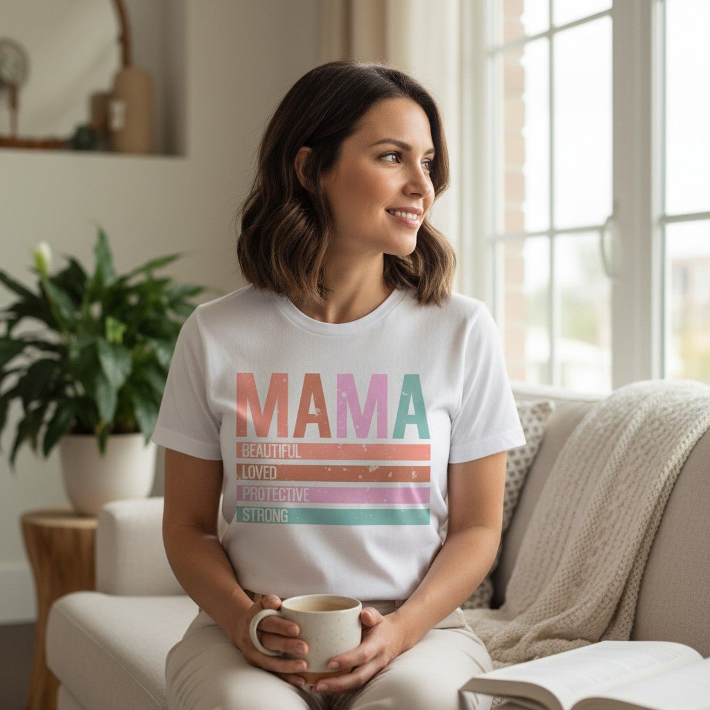 Soft Cotton Mama Aesthetic Short Sleeve Tee