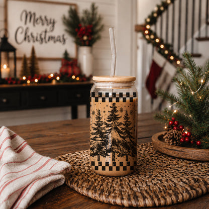 Retro Christmas Tree 17oz
