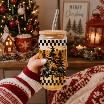 Retro Christmas Tree 17oz