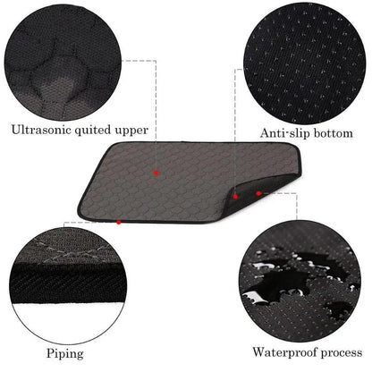 Stevvex reusable dog pee pad, quilted upper, anti-slip, waterproof washable mat for pets on Tampa Home & Garden Store