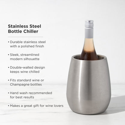 Stainless Steel Bottle Chiller for Champagne