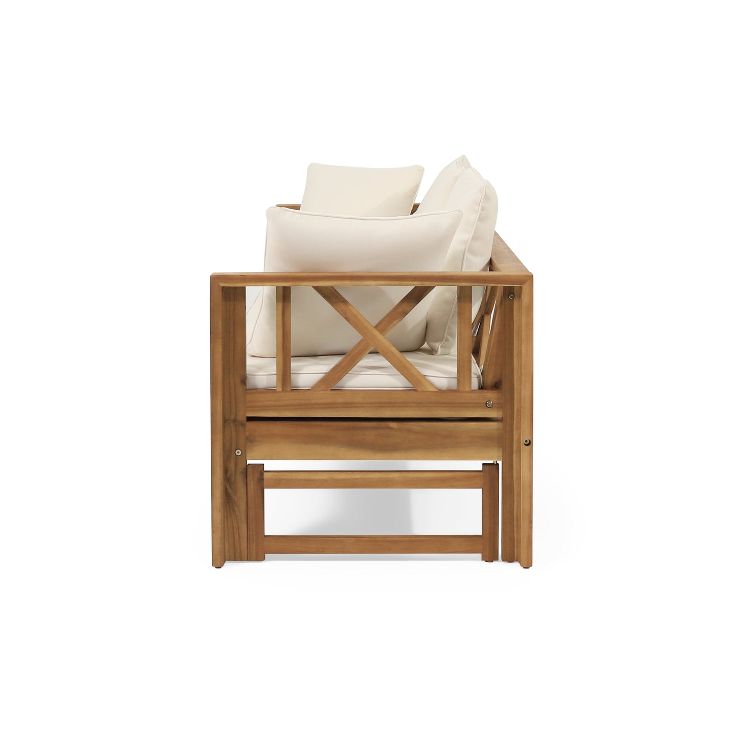 Outdoor Extendable Acacia Wood Sofa and Daybed