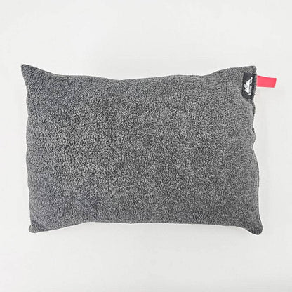 RFP Pillow by Hilltop Packs ultralight backpacking pillow, gray fleece fabric with red tag on Tampa Home & Garden Store